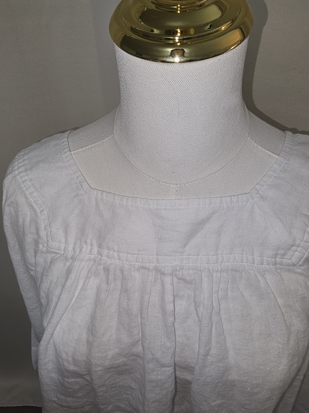 GAP White Lightweight Peasant Tunic - Picture 2 of 7